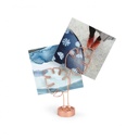 Pálmalevél formájú képtartó, rózsaarany - PALMIER