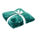 Pléd, sötétzöld csillámos - AMAZONIE