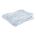 Pléd, ezüst mintás - ART DECO