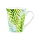 Porcelán bögre 390 ml, pálma leveles - ARECA
