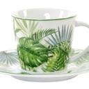 Porcelán csésze szett, 2,2 dl - JUNGLE