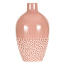 Porcelán váza pöttyös mintával, rózsaszín - AQUARELLE