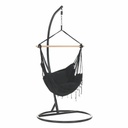 Rojtos függőfotel, párnákkal, fekete - AMAZONE