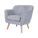 Retro fotel gombokkal, szürke - CINOCHE