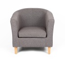 Retro fotel, szürke - CLUB