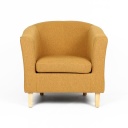 Retro fotel, sárga - CLUB
