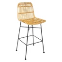 Rattan bárszék, 71 cm, natúr - CAMELEON