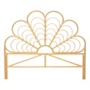 Rattan fejtámla 160-as ágyhoz, natúr - BALI