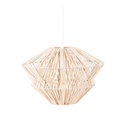 Rattan mennyezeti lámpa, natúr - PAPILLON DE NUIT