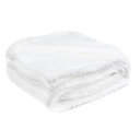 Sherpa hatású takaró, 130x150 cm, fehér - NEIGE