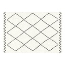 Rombusz mintás szőnyeg, 120x170 cm, törtfehér - TRIANGULARE