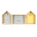 Skandináv Multi képkeret sárga és szürke mintás háttérrel - HELSINKI