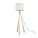 Skandináv stílusú állólámpa, 145 cm, fehér - SERENE