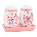 Só-borstartó szett kerámia tyúkos - POULETTE