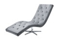 Steppelt bársony relax fotel, szürke - RELAX