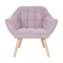 Steppelt fotel, pasztell lila - TABAC