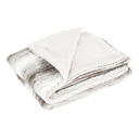 Színátmenetes szőrmés pléd, 155x140 cm - CHINCHILLA