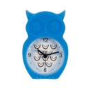 Szilikon, bagoly ébresztőóra kék - MORNING OWL