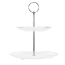 Sütemény kínáló 2 emeletes - CLARENCE