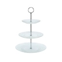 Sütemény kínáló 3 emeletes - CLARENCE