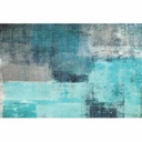 Szőnyeg 80x150 cm, absztrakt, kék - LA BANQUISE