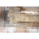 Szőnyeg 80x150 cm, absztrakt, barna - TAIGA