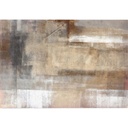 Szőnyeg 180x270 cm, absztrakt, barna - TAIGA