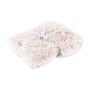 Szőrmés pléd, rózsaszín - POUDRE