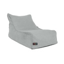 Szövet babzsákfotel, szürke - CALANQUE
