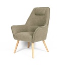 Szövet fotel, melegbarna - EPURE