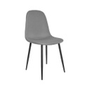 Szövet étkezőszék, sötétszürke - SKAGEN