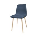 Szövet étkezőszék, sötétkék - LAC DE COME