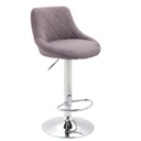 Szövet bárszék, steppelt, szürkésbarna - TOURNIQUET