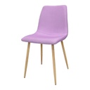 Szövet étkezőszék, rózsaszín - LAC DE COME