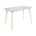 Szürke étkezőasztal 120x70 cm - GRAY FJORD