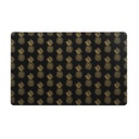 Tányéralátét 28x43 cm fekete, arany ananászos - ACAPULCO