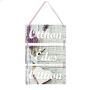 Tábla "Otthon Édes Otthon" felirattal - LAVANDE