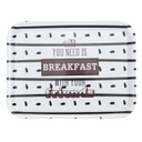 Tálca feliratos Pöttyös - BREAKFAST