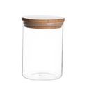 Tároló üveg bambusz tetővel - CLAIR