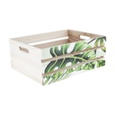 Tárolódoboz dzsungel mintával, nagy - JUNGLE