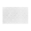 Tányéralátét fehér csipke mintával - POUDRE