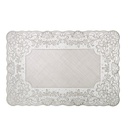 Tányéralátét bézs virág motívummal - DENTELLE