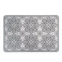 Tányéralátét sötét szürke virág mintával - DENTELLE