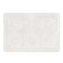 Tányéralátét 45x30cm fehér, csipke mintával - DENTELLE