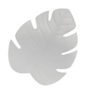 Tányéralátét 46x36 cm szürke levél - PALM TREE