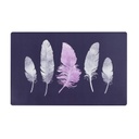 Tányéralátét toll mintával, 28x44 cm, lila - PLUME