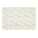 Tányéralátét 43x28 cm flamingó mintával - FLAMANT ROSE