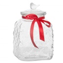 Tároló üveg madaras tetővel - BIRDY