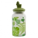 Tároló üveg kaktuszos tetővel, 1,2 L - JUNGLE