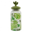 Tároló üveg kaktuszos tetővel, 1,4 L - JUNGLE